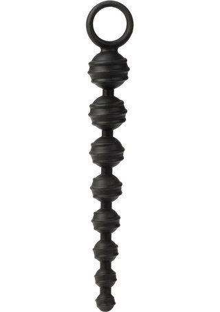 The easy-grip Colt Power Drill Balls anal beads are graduated and ribbed with a sturdy pull ring. 