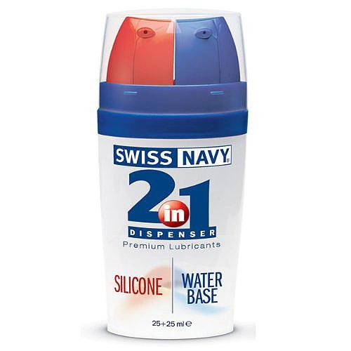 Swiss Navy Lube 2 in 1 dispenser