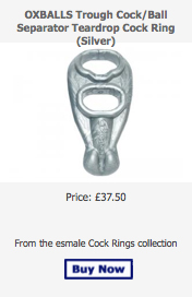 Oxballs Teardrop Cock Ring