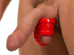 OXBALLS Splitz Ball Stretcher with Splitter Strap (Red)