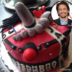 James Franco's Sex Toy Birthday Cake